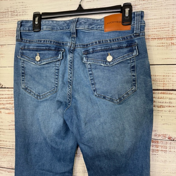 Lucky Brand Jeans size 10 super Flare low rise casual stretch‎ denim Jeans - Picture 7 of 9